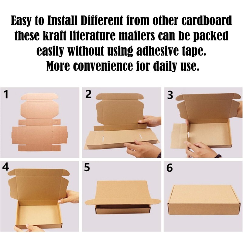 Multi-size corrugated cardboard boxes are used for packaging, moving and storage
