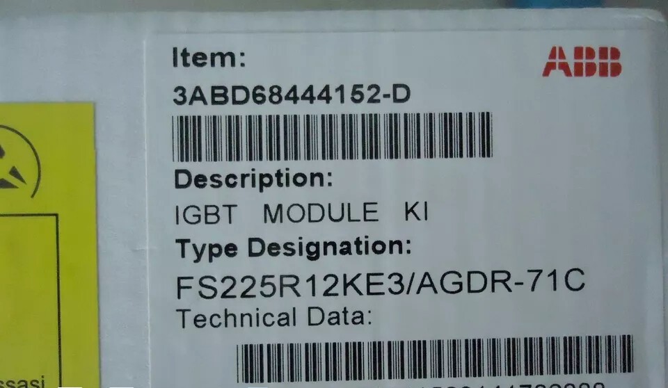 FS225R12KE3/AGDR-71C ABB Power Driver Board Brand New in Box!Spot Goods Zy