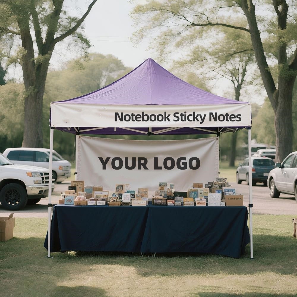 Custom Tent Banner and Valance with Logo Customize fit for Canopy Tent 10x10ft