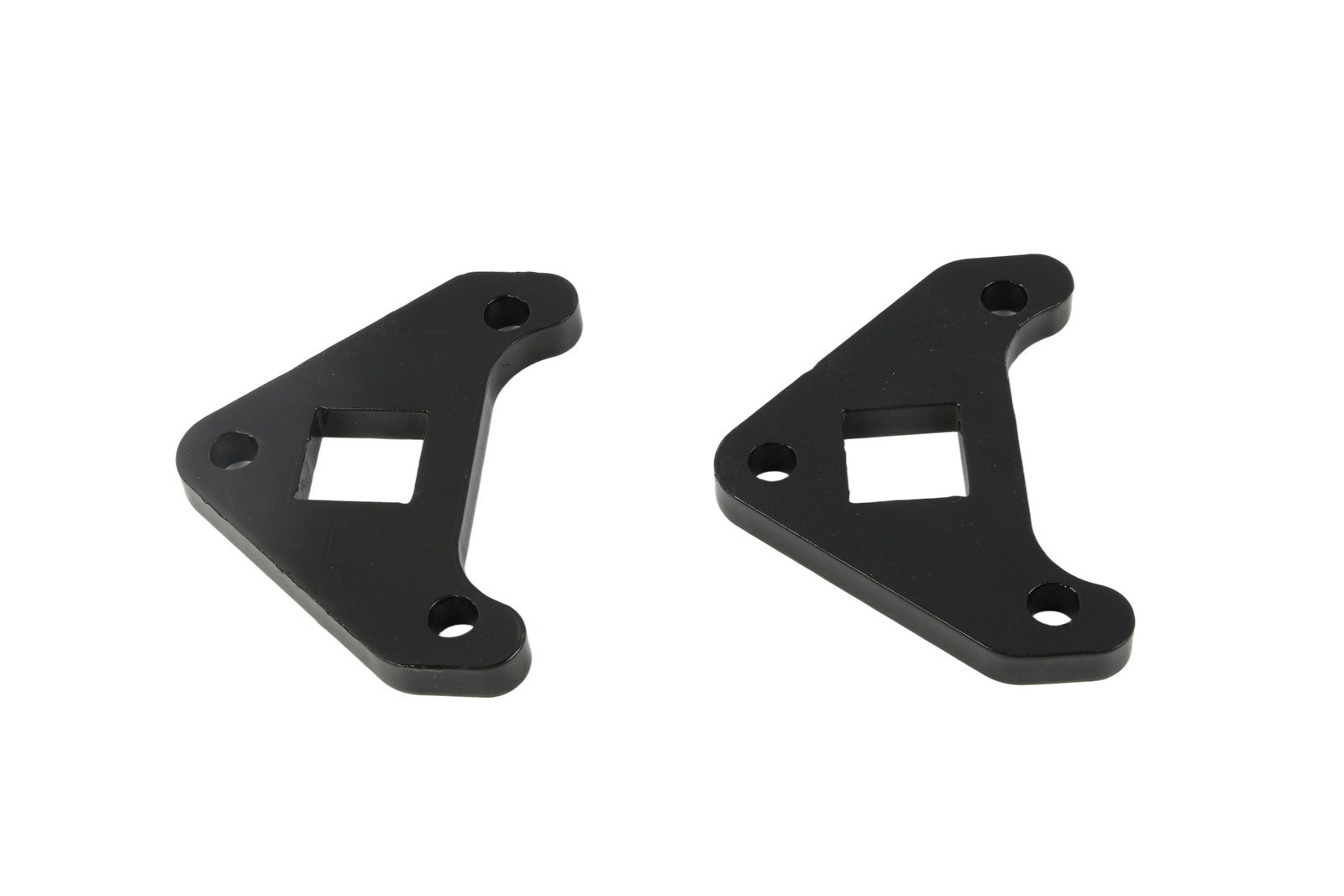 Fits For Chinese Mini Excavator Drive Motor Bracket BLACK 2Pcs Flange bracket