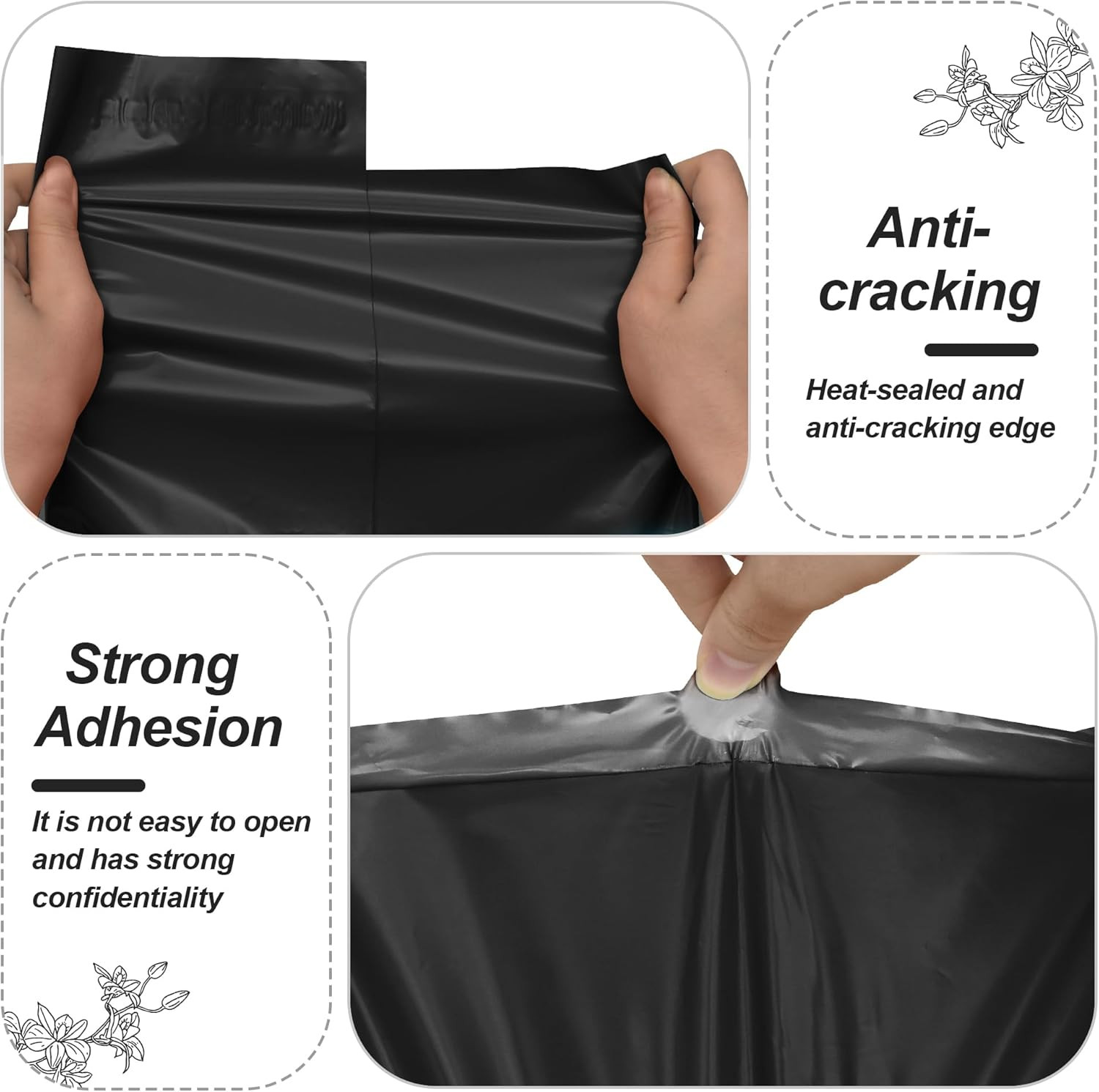 Thank You Poly Mailer 10X13 Inch 100 PCS, Shipping Bags for Clothing, Packaging