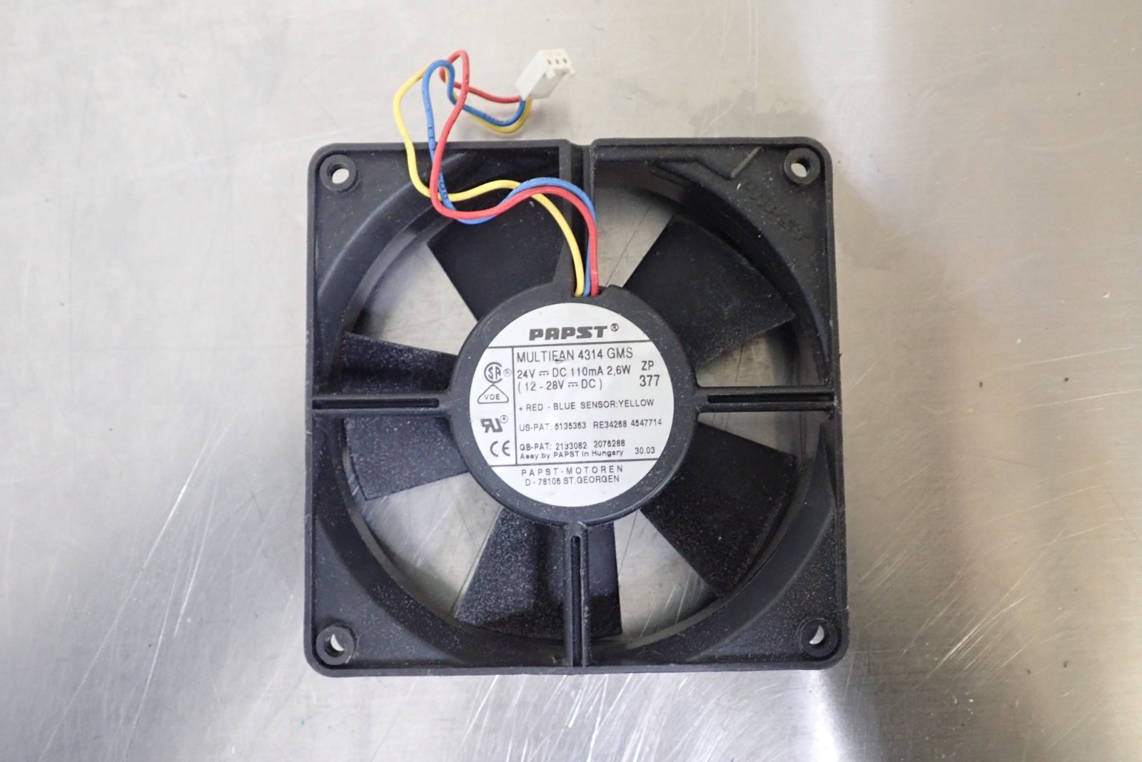 Hp Agilent 1100 Series HPLC G1311A Quaternary Pump Papst Fan Multifan 4314 GMS