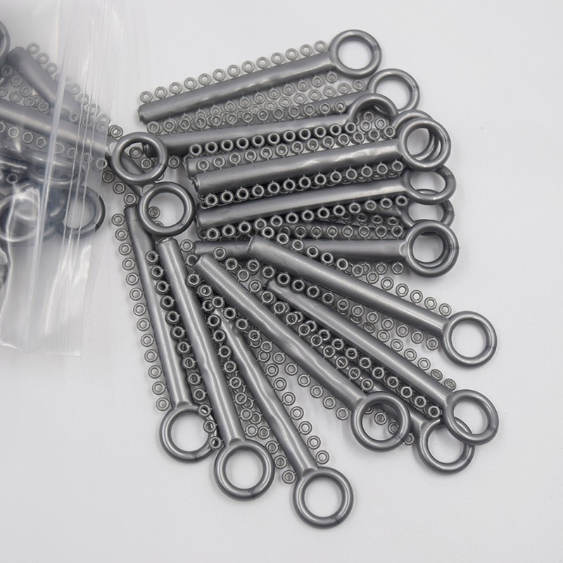 1040Pcs Dental Ligature Rubber Ties Orthodontic Elastic Bands Braces 6 Color