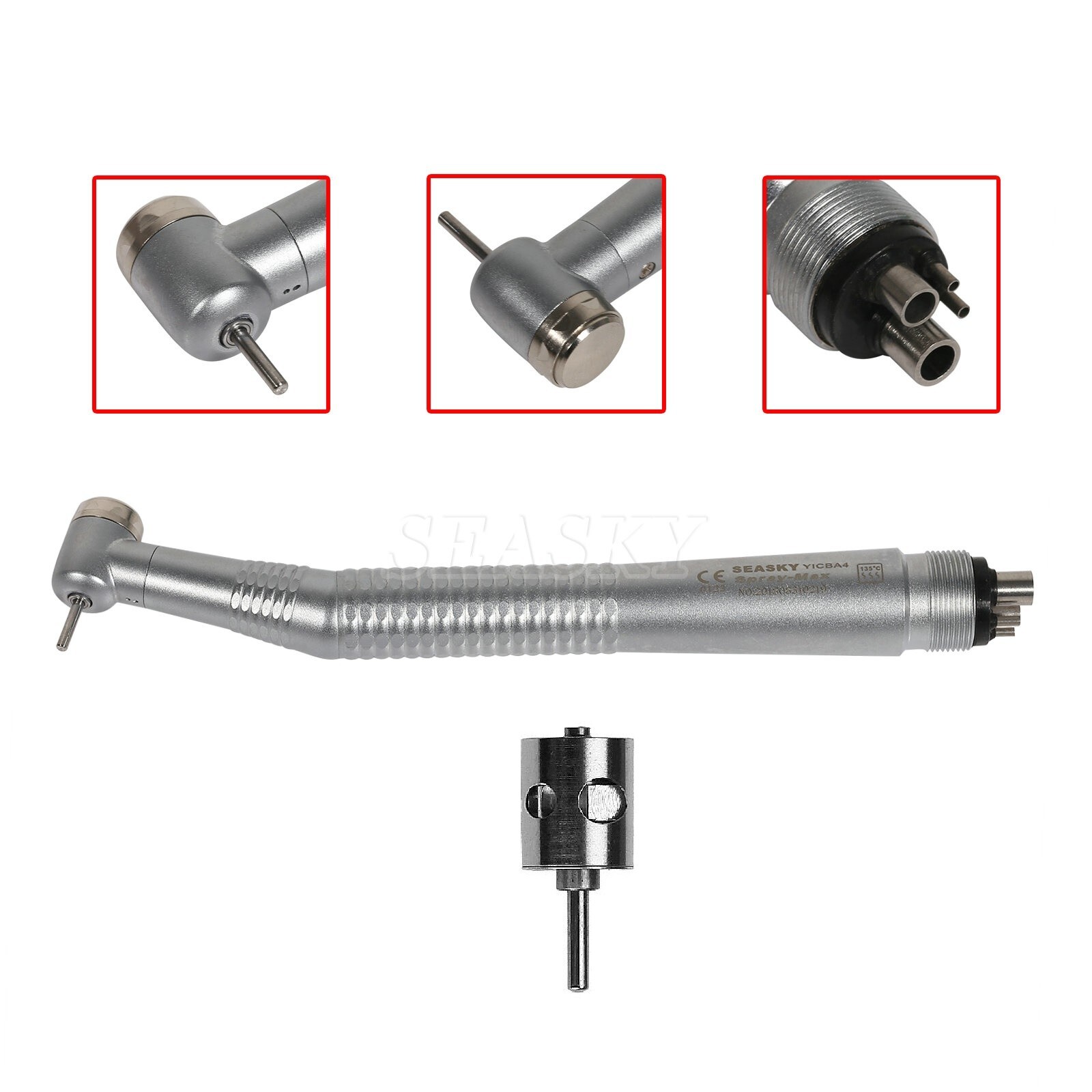 NSK Style Dental High Handpiece cartridge Push Button 2/4H SEASKY Y1BA2/Y1BA4