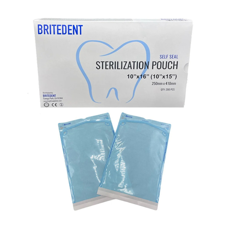1x 10″ x 16″ Self-Sealing Sterilization Pouches for Autoclave (200/pkg)