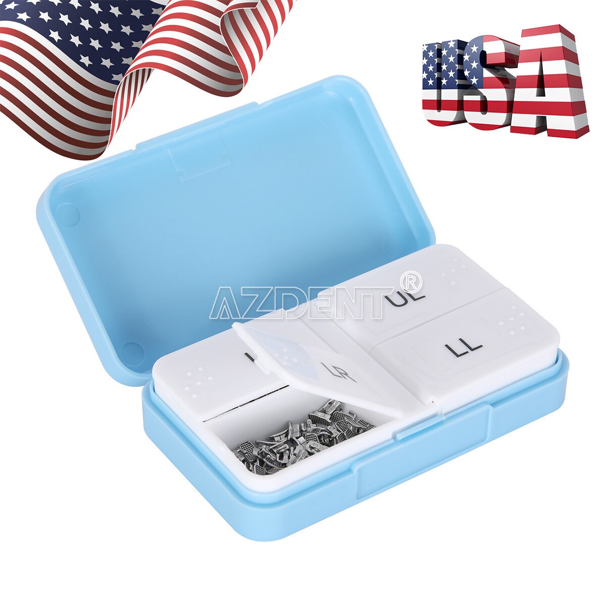 50Sets Dental Orthodontic Buccal Tubes Roth.022 1st Molar Bondable Non-Conv Mono