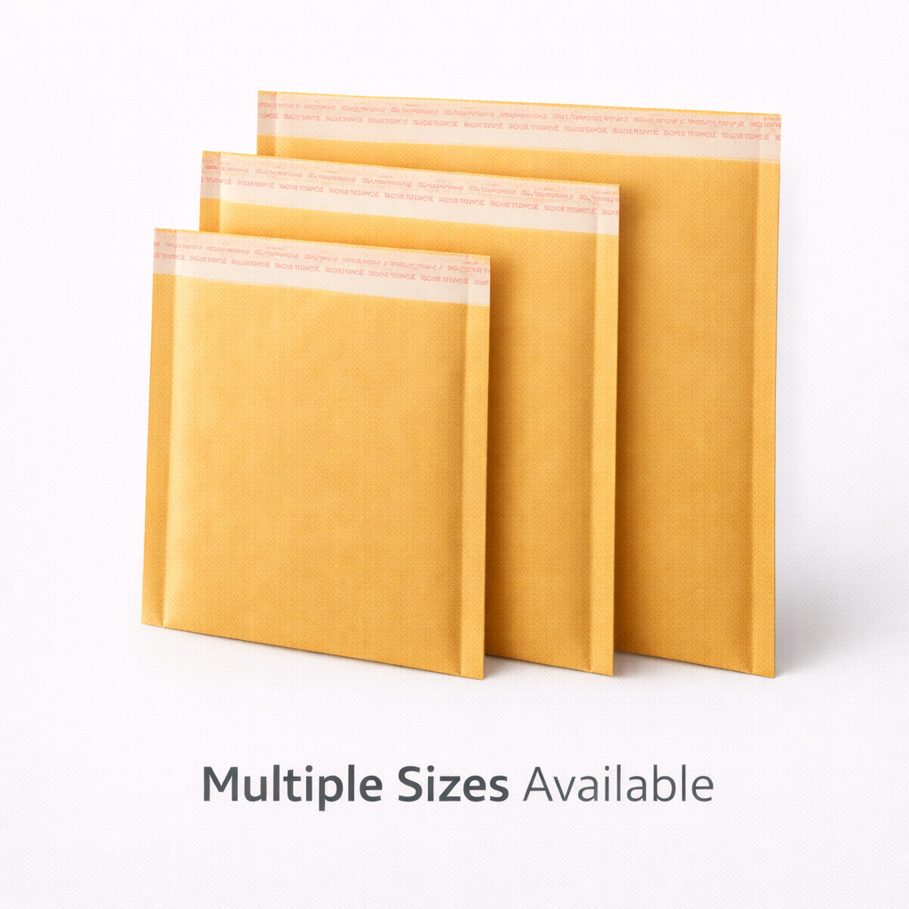 Kraft Bubble Mailers Padded Envelopes Bulk Any Size Self Seal Shipping Bags
