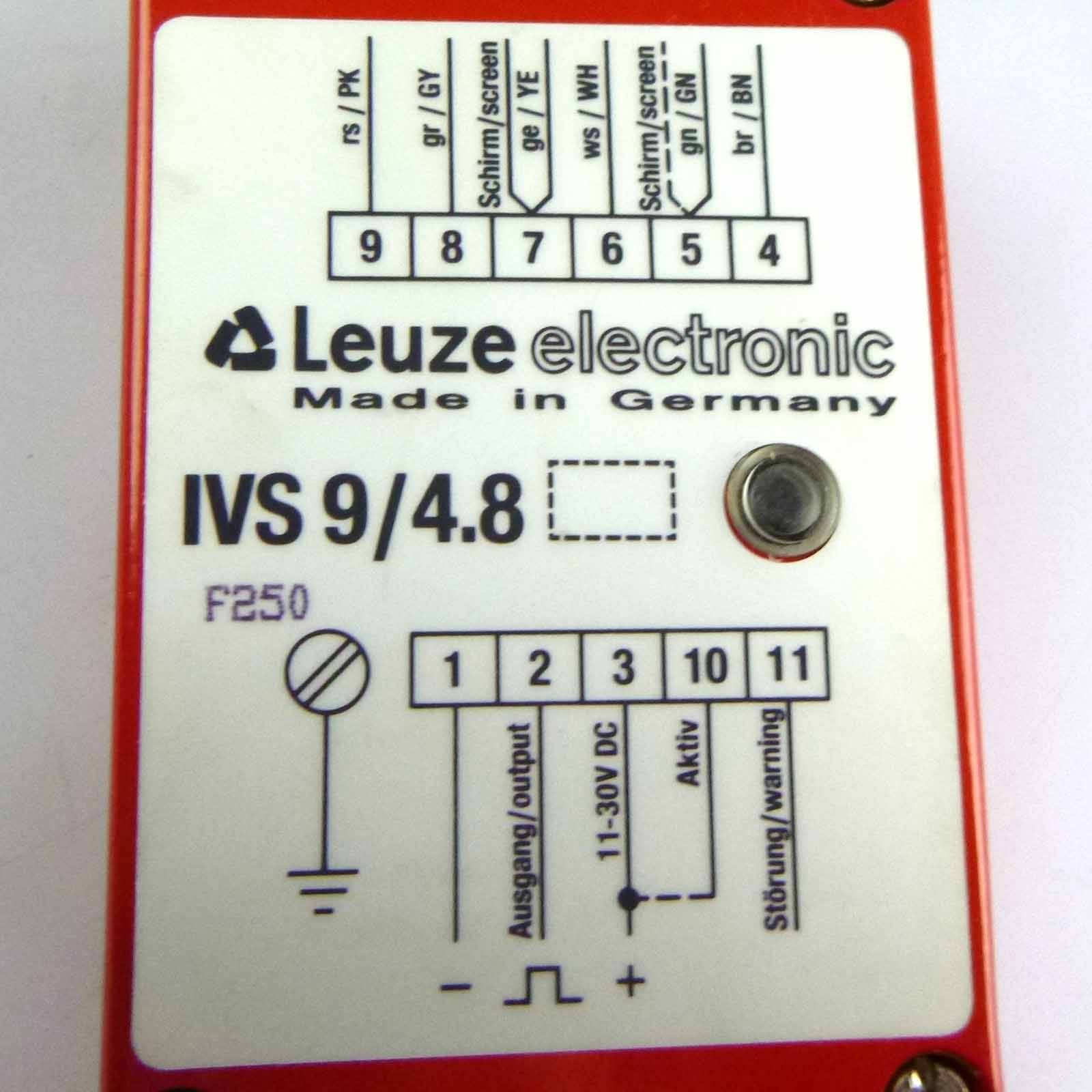 Leuze Amplifier IVS9/4.8 50012303 Original Packaging