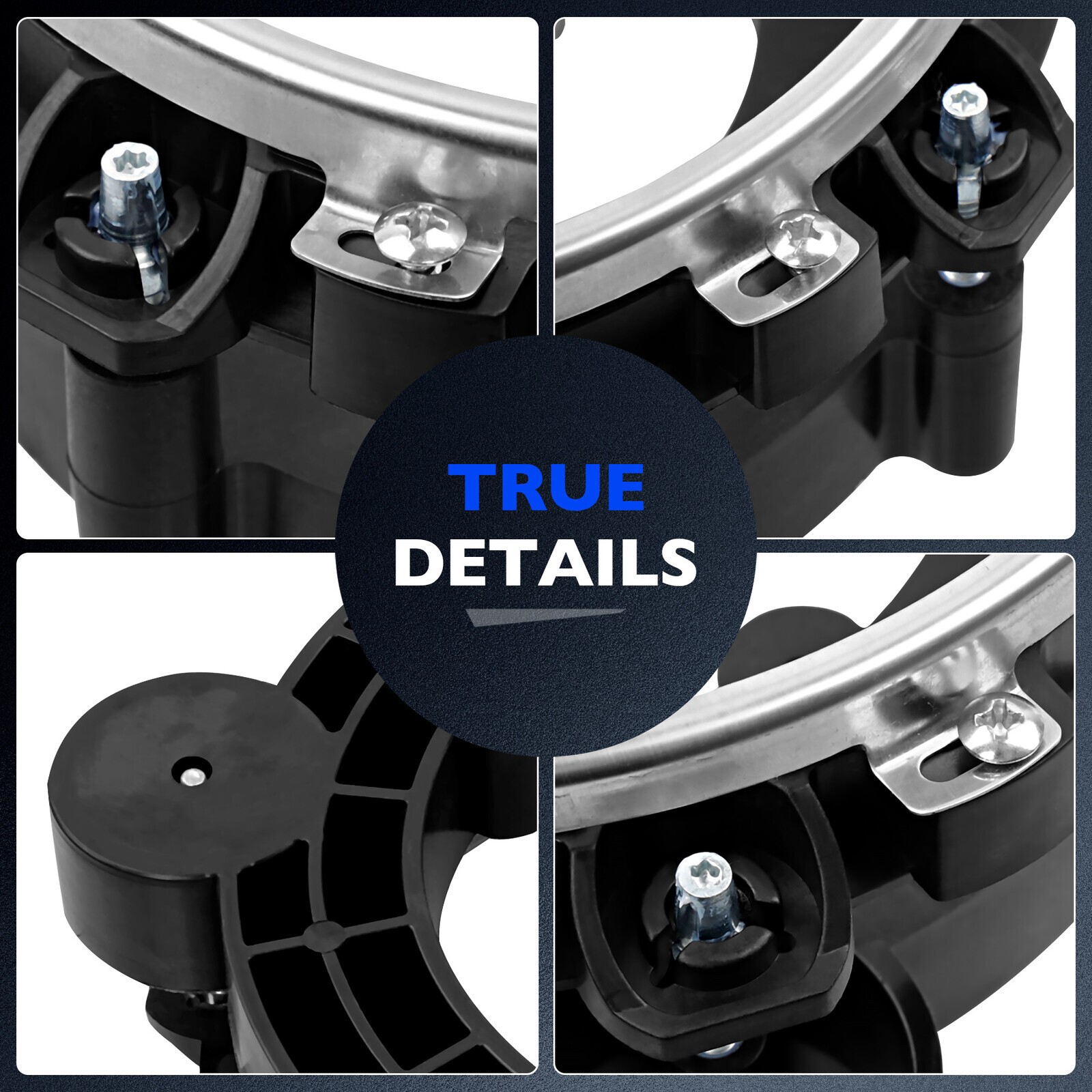 Front Left & Right Side Head Light Bulb Brackets Buckets For 97-06 Jeep Wrangler