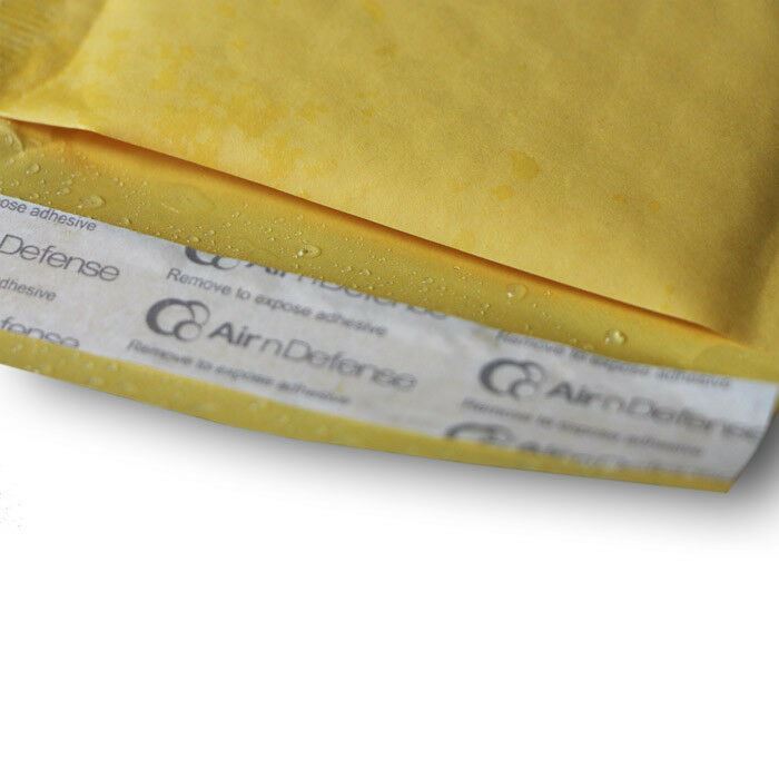 #000 4×8 Kraft Bubble Padded Envelopes Mailers Yellow Shipping Bags AirnDefense