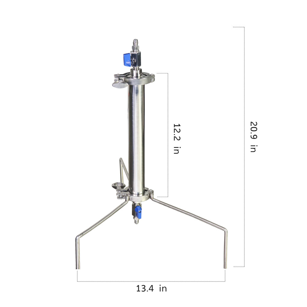 45Gram Heavy Duty Plant Essential Oil Extractor Open Blast Extractor with Tripod