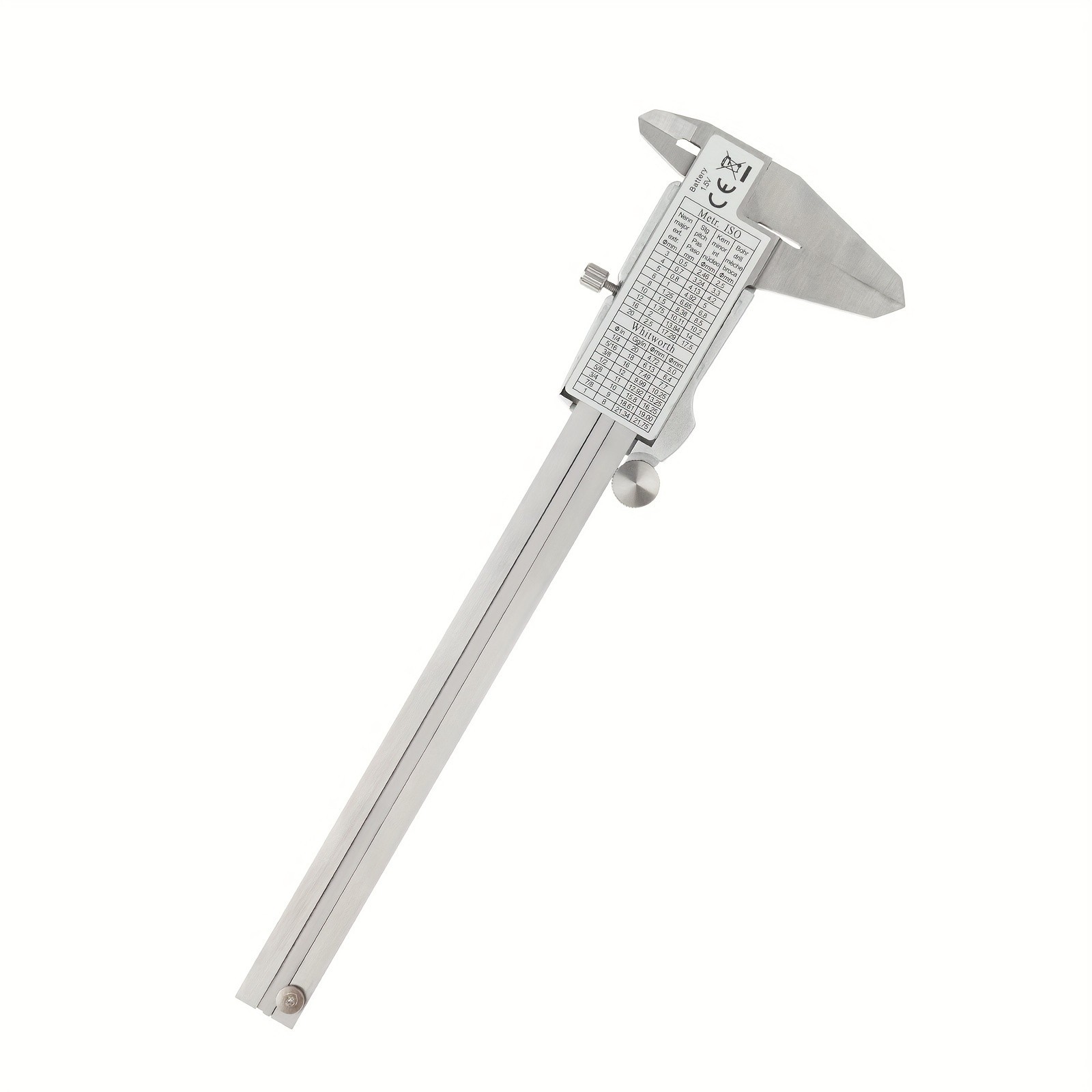 Digital Caliper – Stainless Steel LCD Display for Precise mm/Inch Measurement