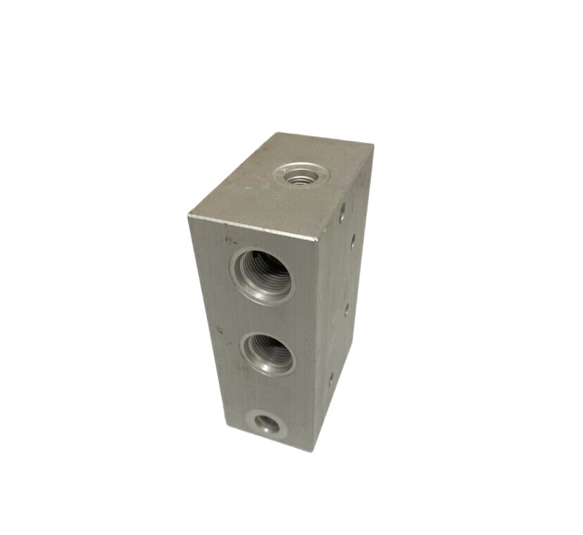 HYDRAULIC MANIFOLD BLOCK POLISHED