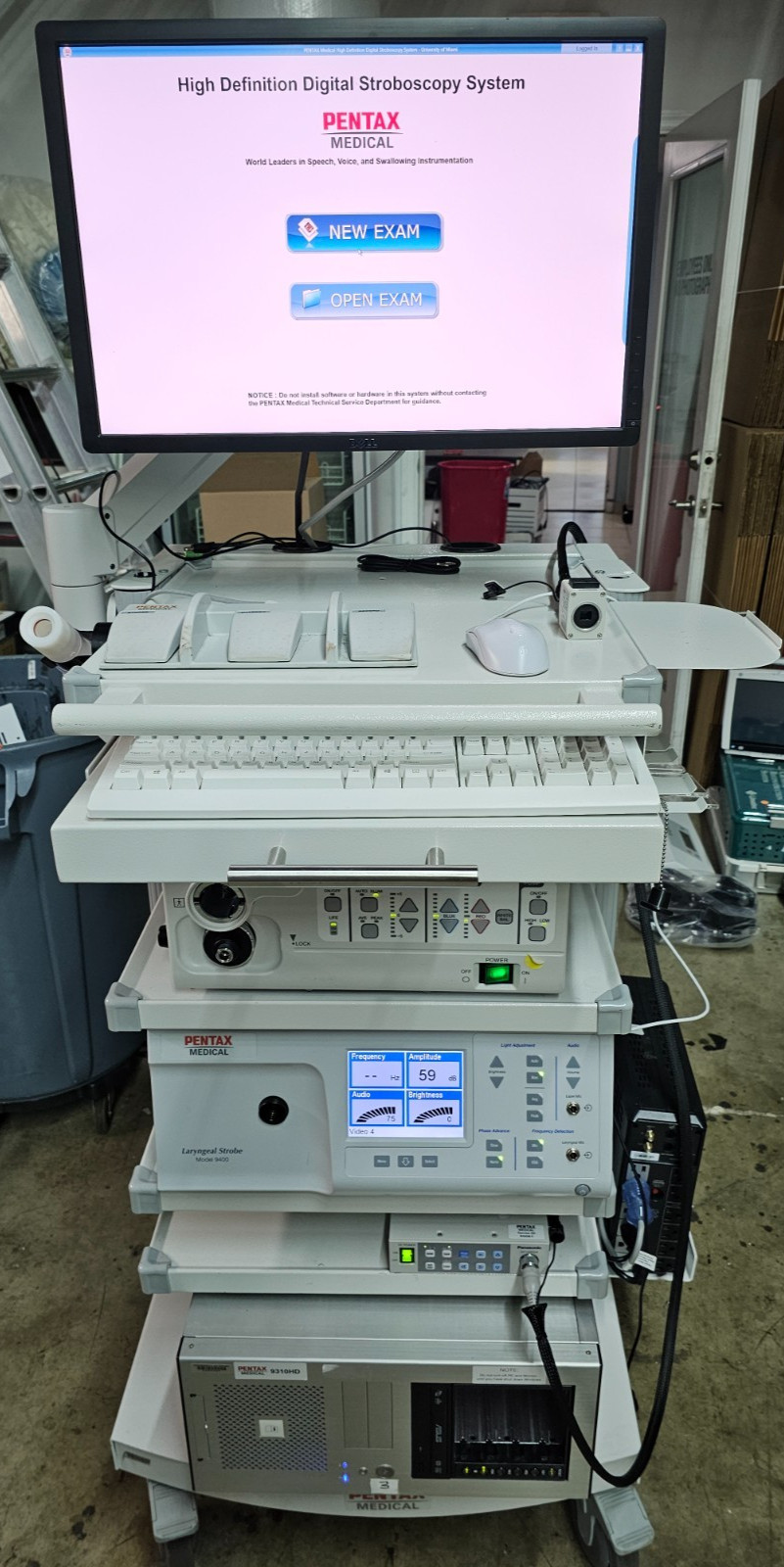 COMPLETE SYSTEM PENTAX SOFTWARE 9400 EPK-1000 9310HD CAMERA CART