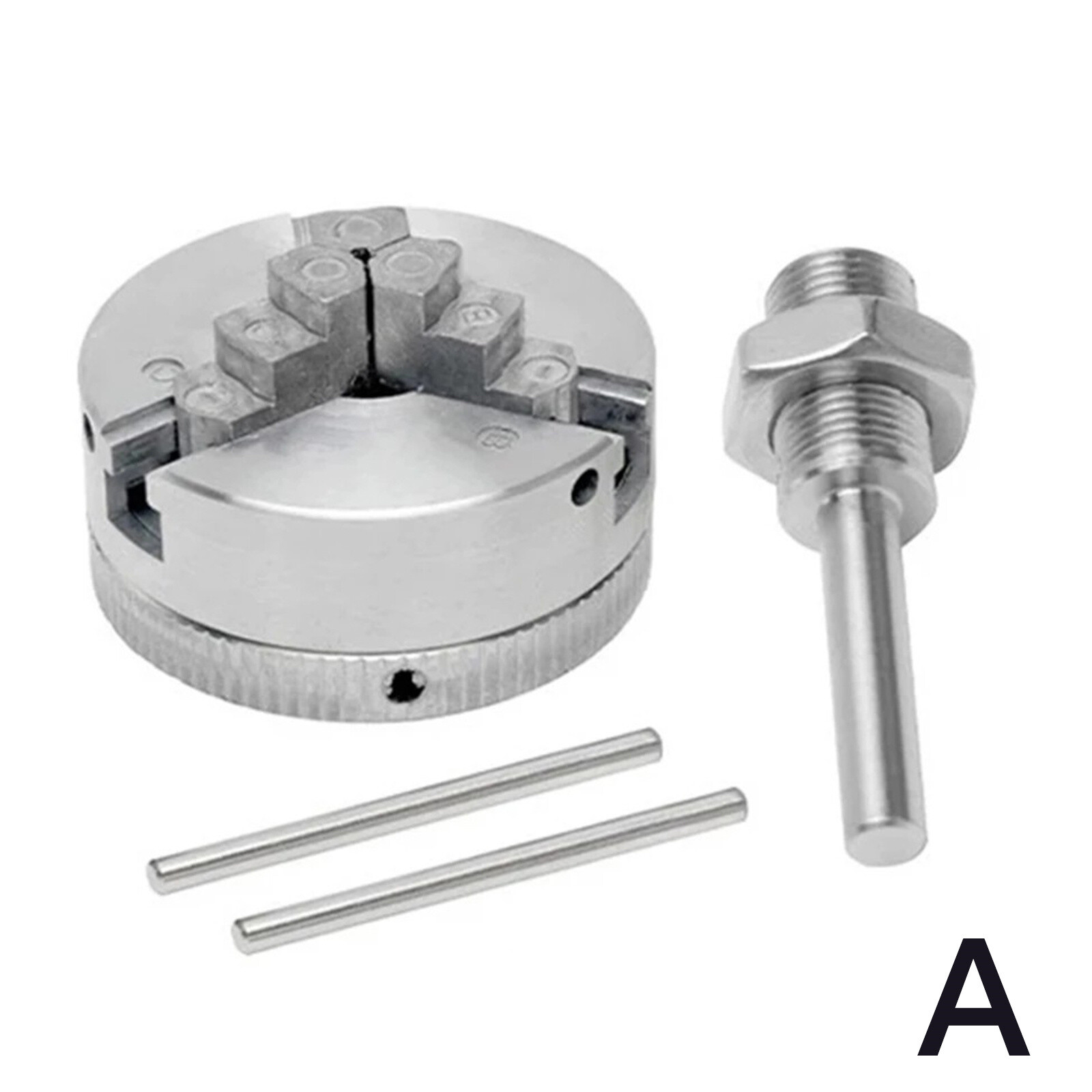 Metal 3/4 Jaws Manual Lathe Chuck Clamp Self-Centering Mini Drill Chuck