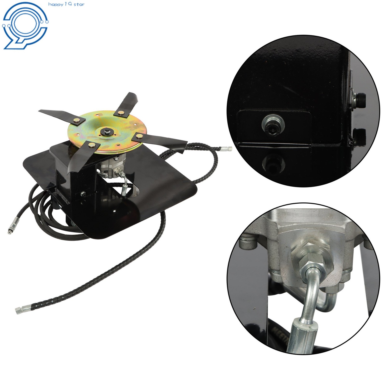 Excavator Hydraulic Grass Cutter Mower Attachment For 1-1.5ton Mini Excavator