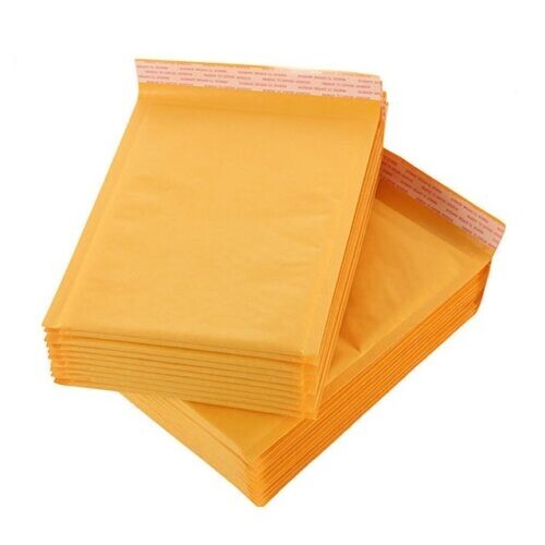 50/100/200/500 Kraft Bubble Mailers Padded Envelope Shipping Bags Seal Any Size