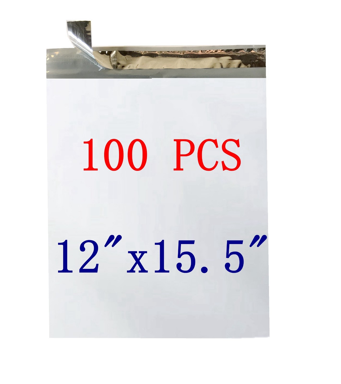 100 12×15.5 POLY MAILERS ENVELOPES SHIPPING 2 Mil SELF SEAL BAGS 12 x 15.5