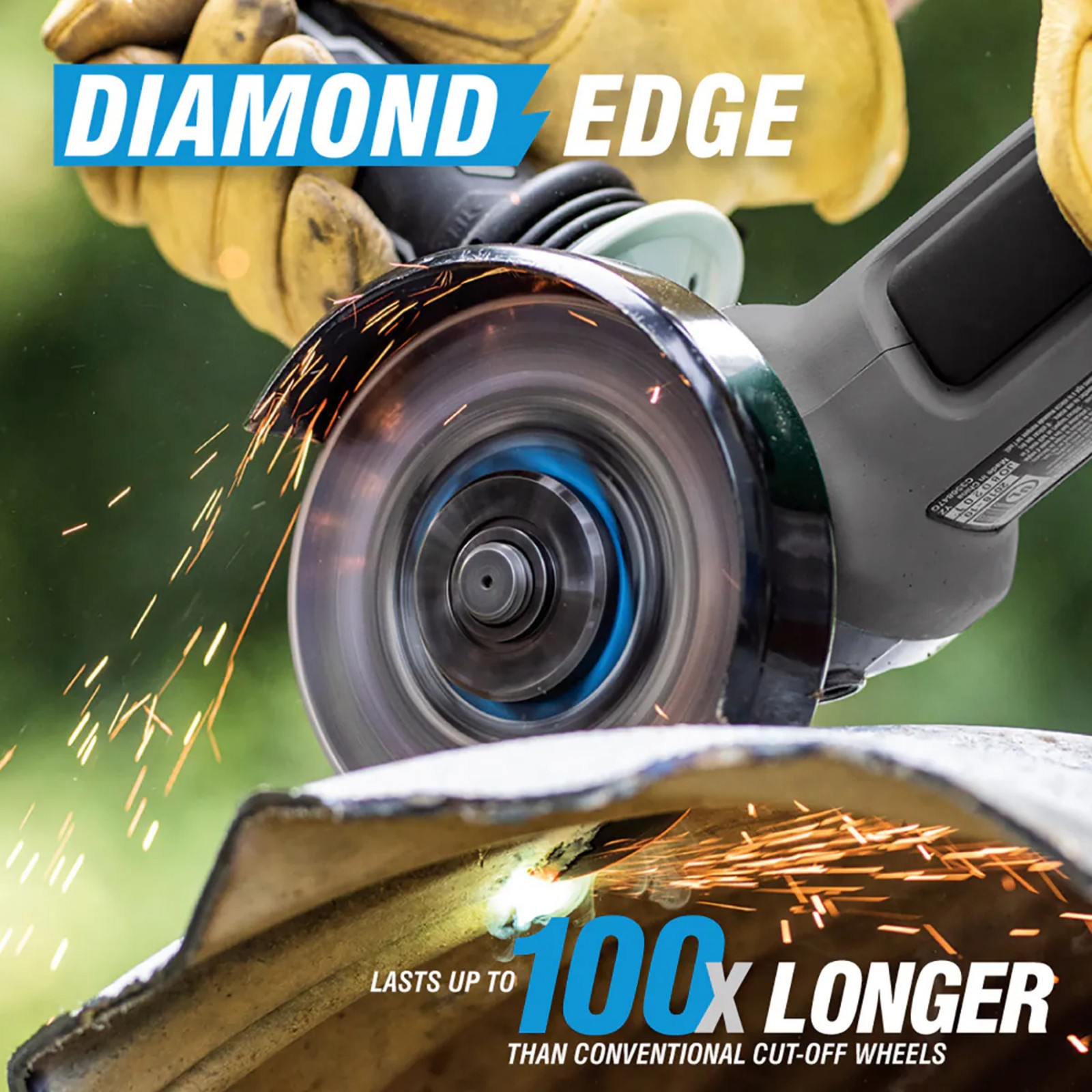 Diamond Bite 5 in Cut-Off Wheel 7/8 in Arbor Spyder 14005