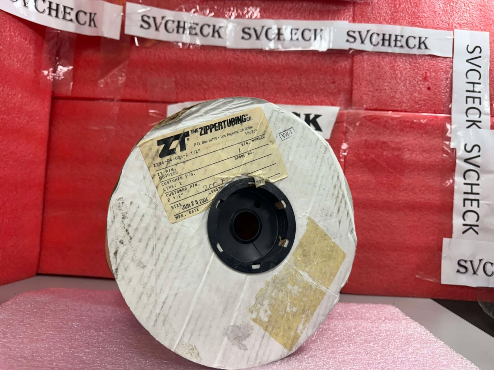 THE ZIPPERTUBING CO ZT94-04–004-2 1/2” EMI Shield Wrap 200FT ZT 0099200