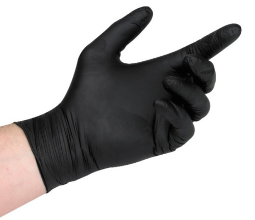 6 Mil Black Heavy Duty Thick Nitrile Exam Gloves Case Of 1000 PC S M L XL XXL