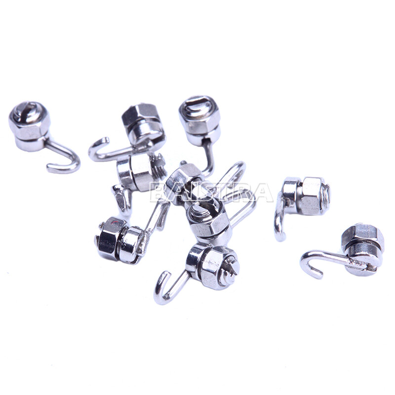 Ganchos crimpables para ortodoncia dental Bloqueo de parada/Corto/Largo/Cruz