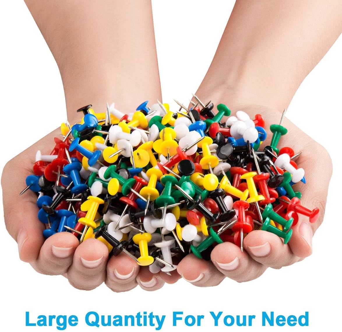 400Pcs Push Pins Thumb Tacks for Bulletin Board Stick Pins Thumb Tacks for Cork