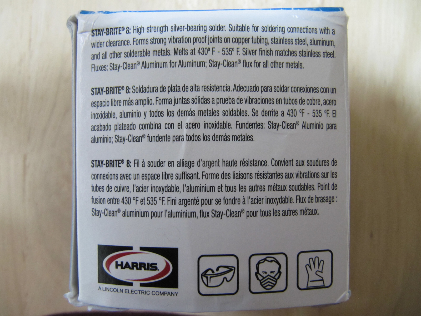HARRIS STAY BRITE #8 TIN/SILVER SOLDER – 36″ (36 inch) piece, 1/16″ DIA. (1.6mm)