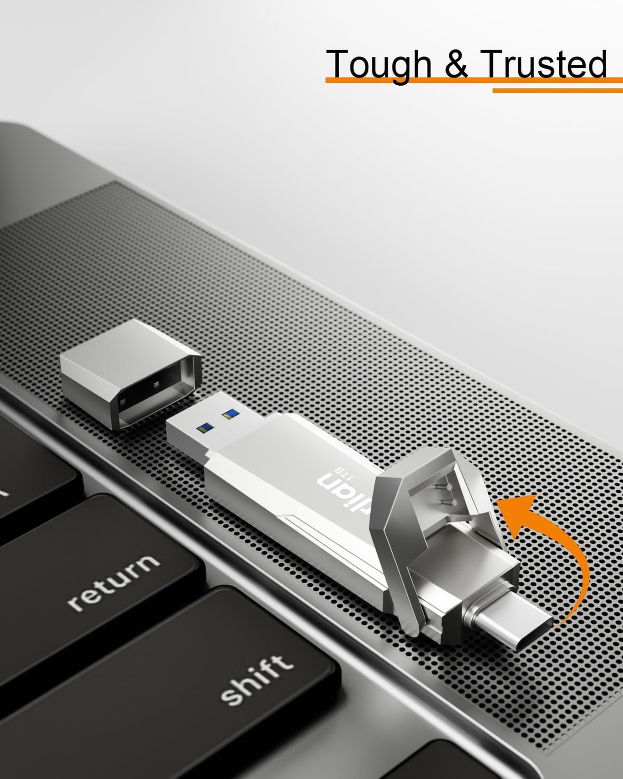 1TB External Portable SSD USB Solid State Drive Up to 1000MB/s USB 3.2 Gen 2 …