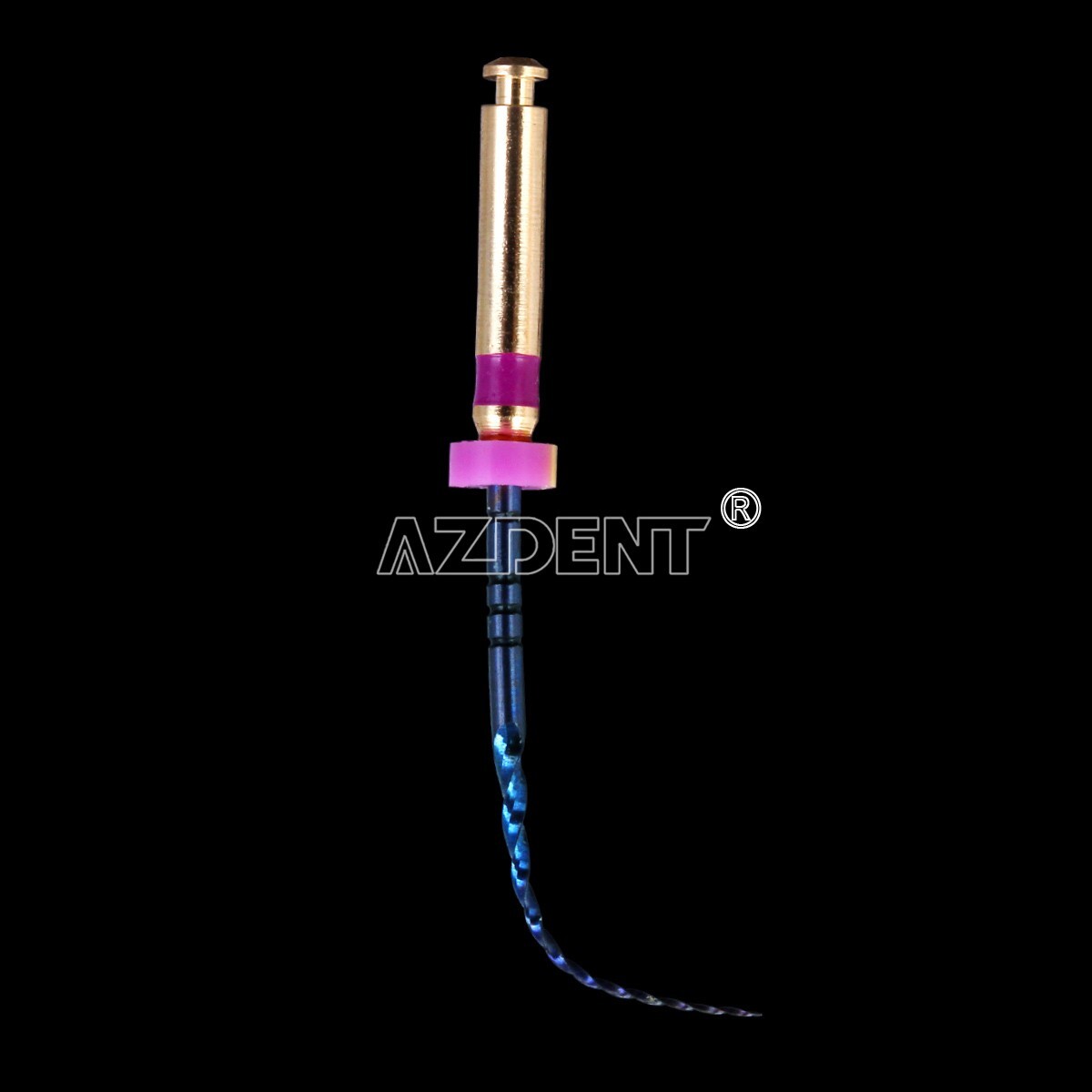 5 Packs Dental Rotary Heat Activated Canal Root Files Needles 25mm Engine Use