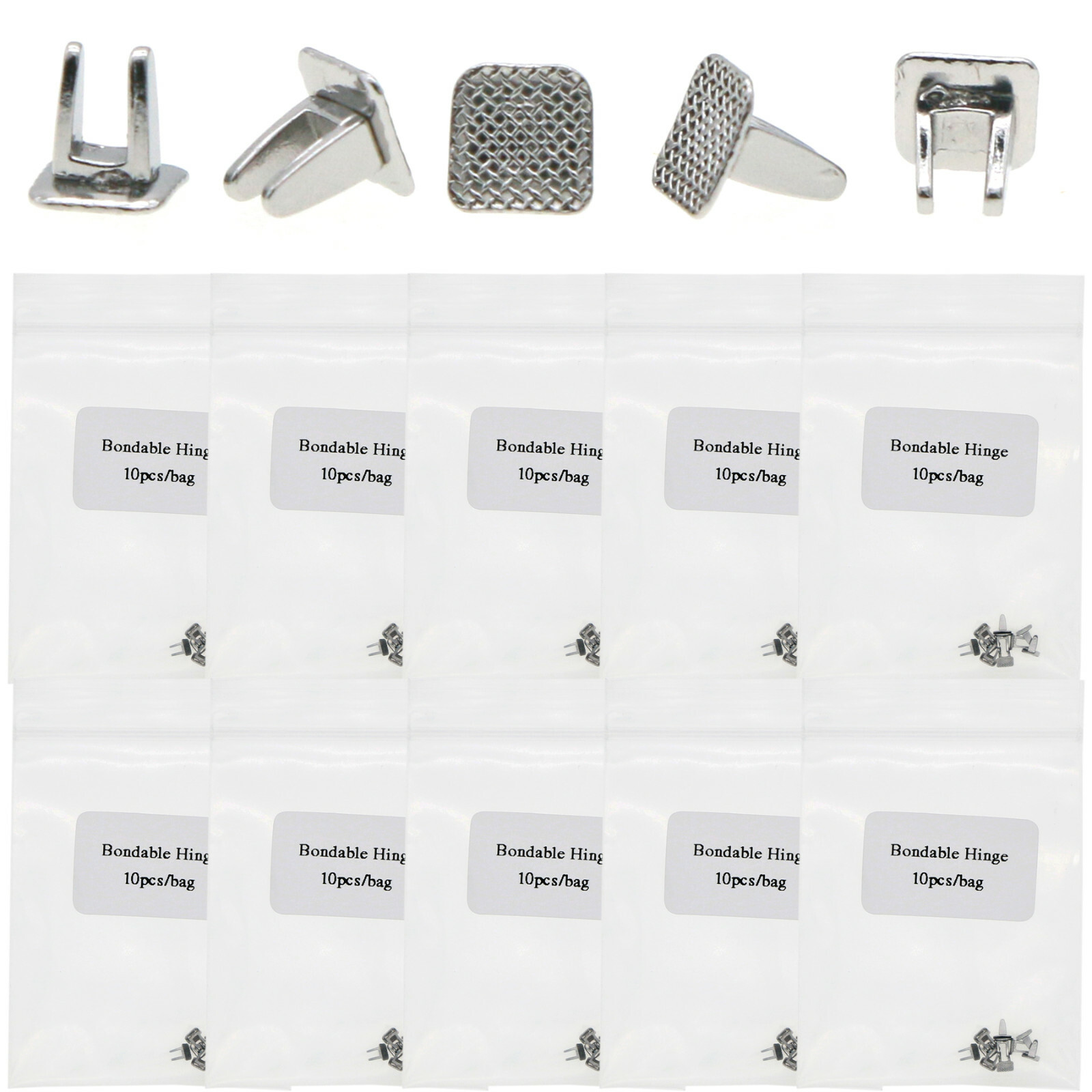 US 100 Pcs Dental Orthodontic Bite Turbos Openner Tongue Tamers Bondable Hinge