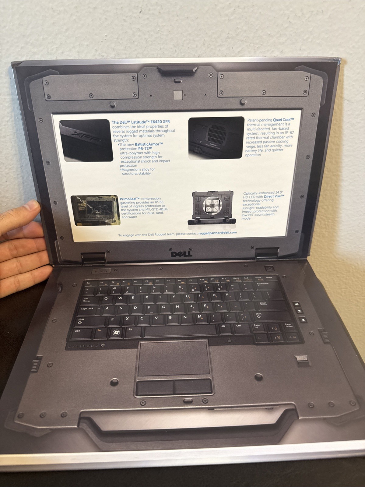 RARE NEW Dell Laptop Notebook Journal Diary Lined Pages Hardback Cover Paper