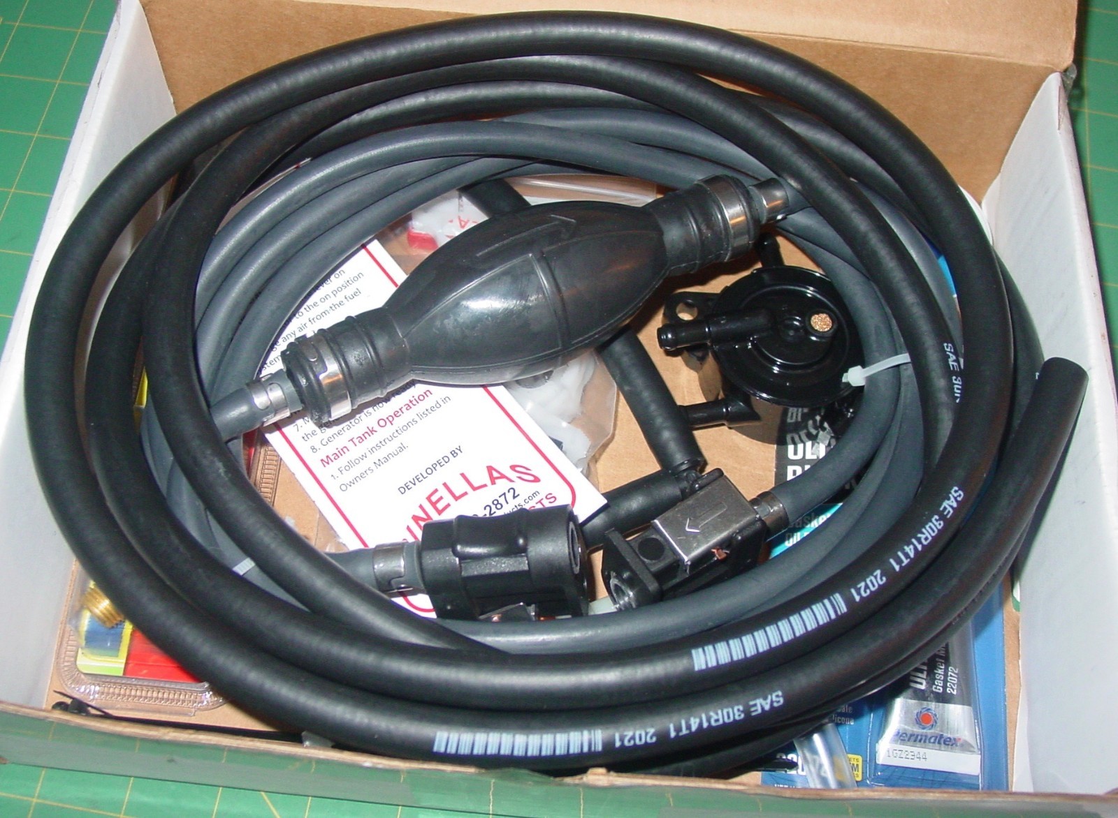 Generator Predator 9500 Extended Run Time Remote Aux Fuel Line Kit 459cc Engine