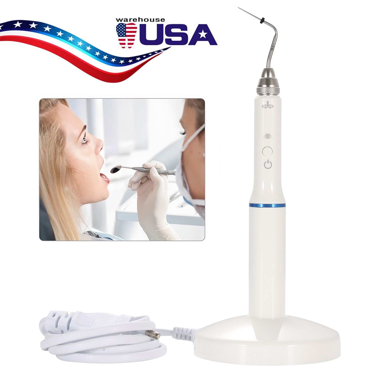Dental Wireless Obturation System Gutta Percha Endo Heated Pen/Tooth Gum Cutter