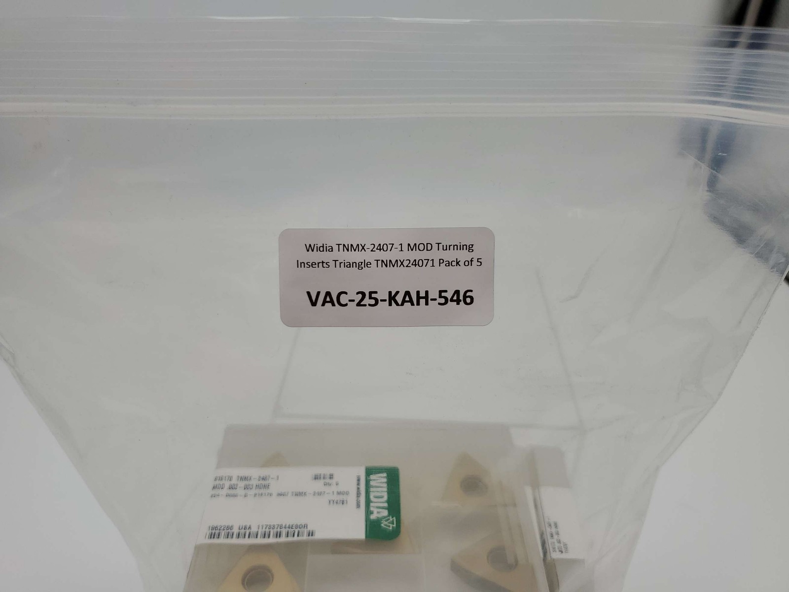 Widia TNMX-2407-1 MOD Turning Inserts Triangle TNMX24071 Pack of 5