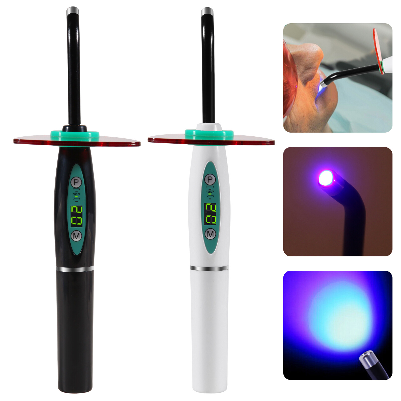 Dental Wireless Cordless LED Cure Curing Light Lamp 2000mw 5W Tool Resin Cure
