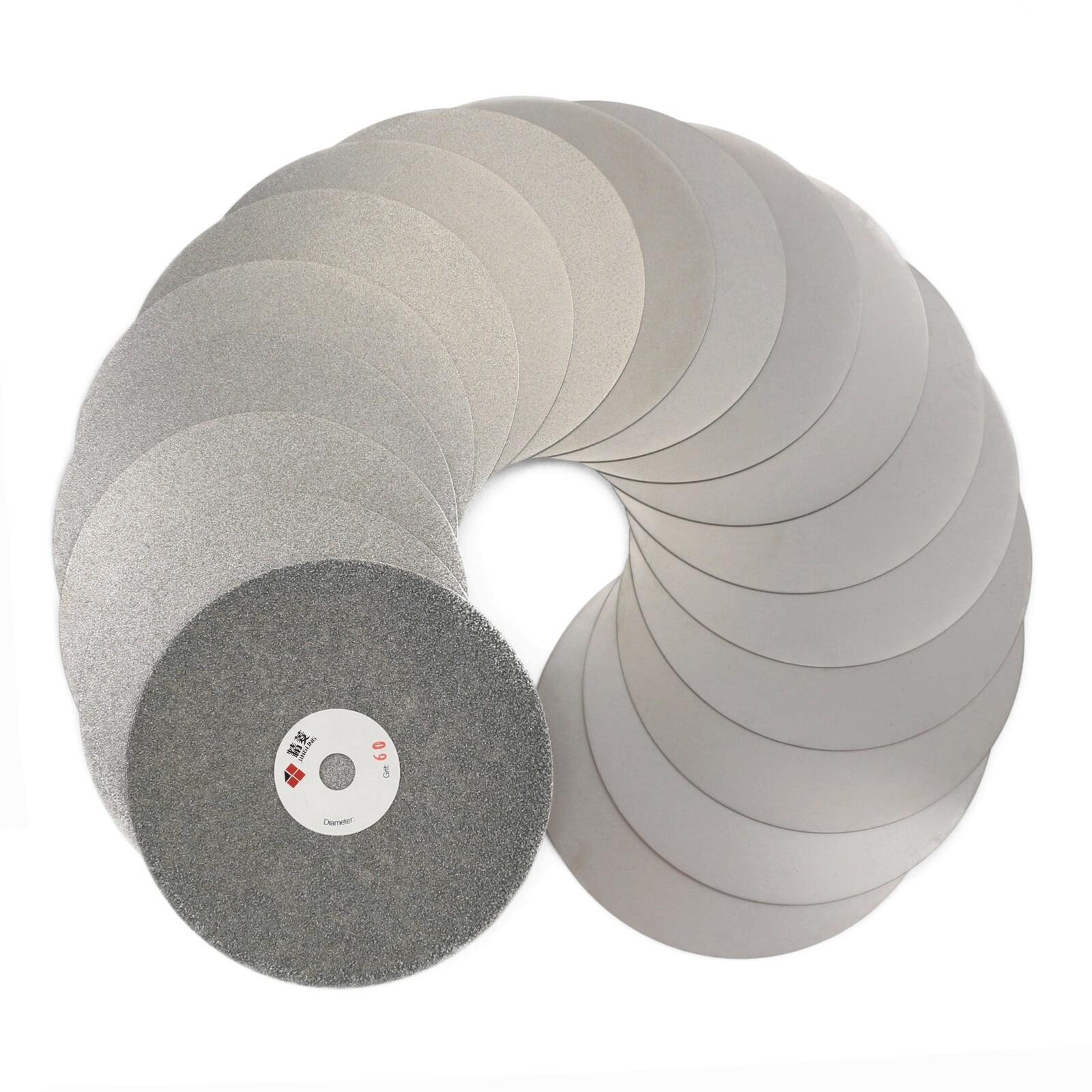 6″ in Diamond Grinding Disc Flat Lap Disk Grit 60-3000 Lapidary Tools for Stone