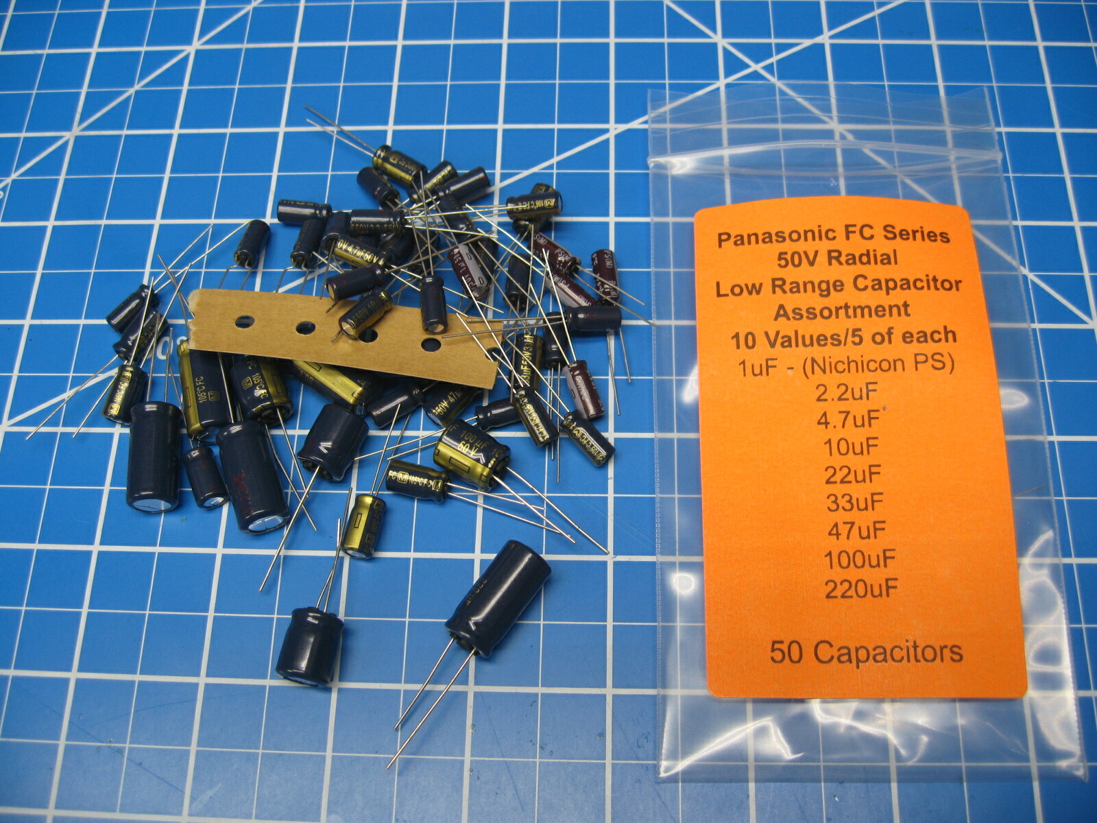 Panasonic – FC Series Capacitors – Individual Values and Kits 2.2-4700uF 25V/50V