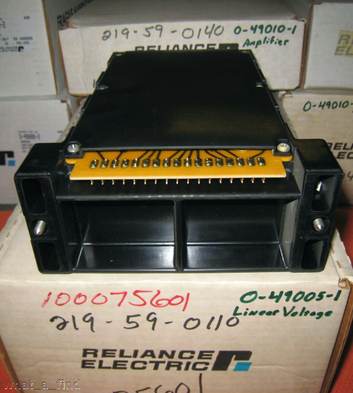 Reliance Cardpak 0-49005-1 Linear Voltage 0490051
