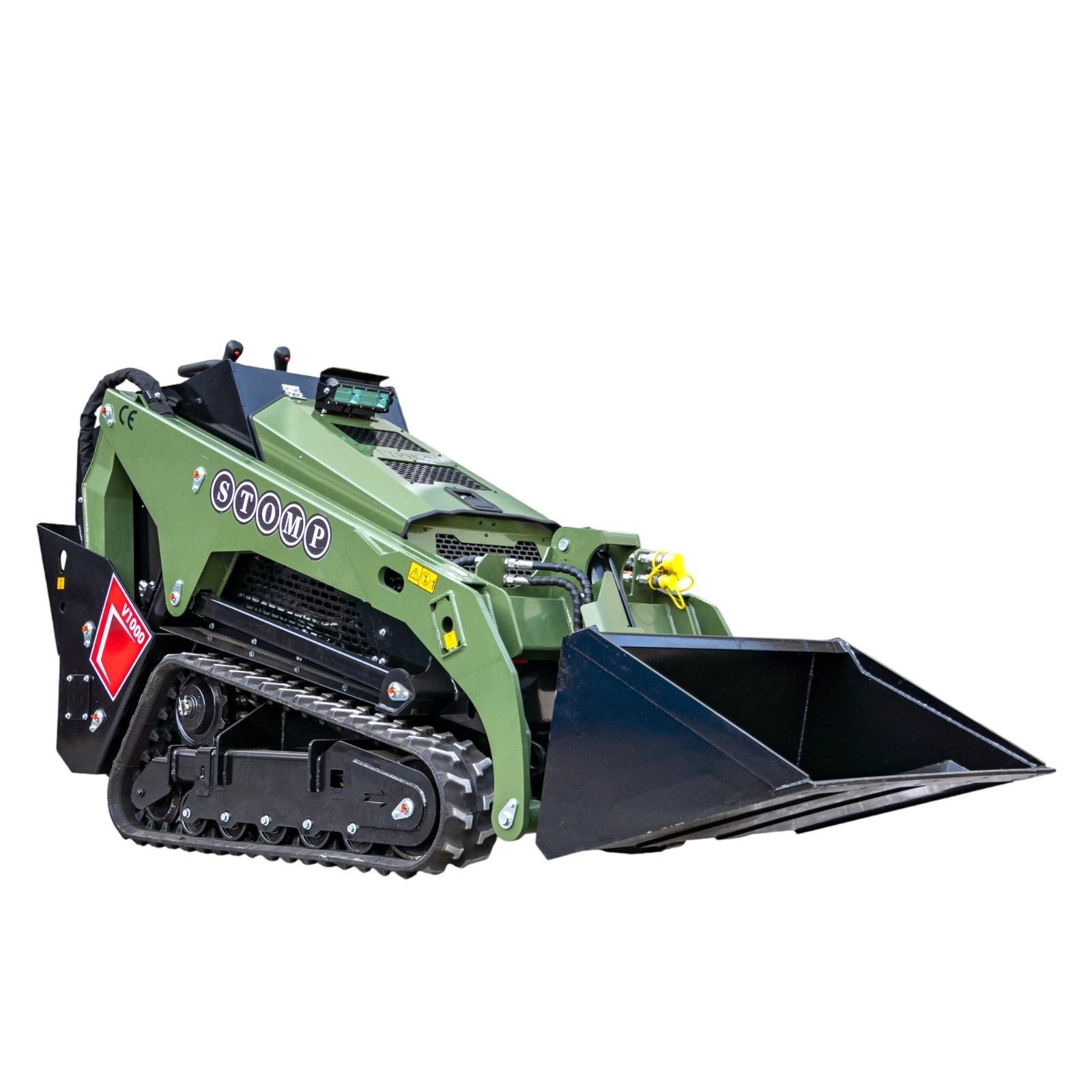 TYPHON Stomp V1000 Kubota D1105 Diesel 24.4hp Skid Steer Hydraulics Full Control