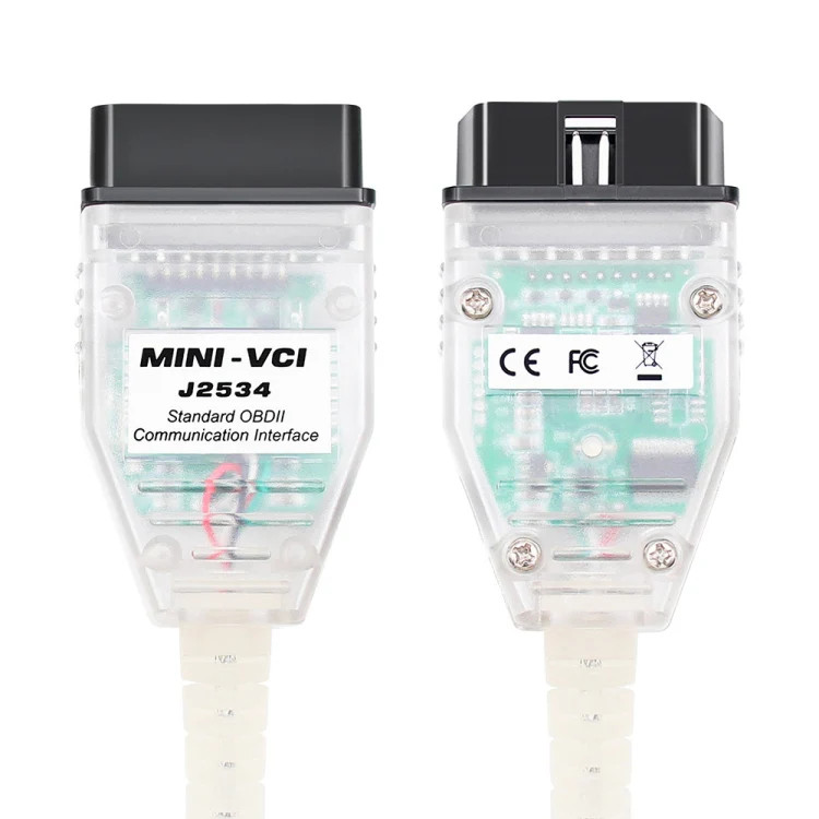 USB to OBD2 16 Pin MINI VCI FT232RL Single Diagnostic Cable for Toyota TIS Tech