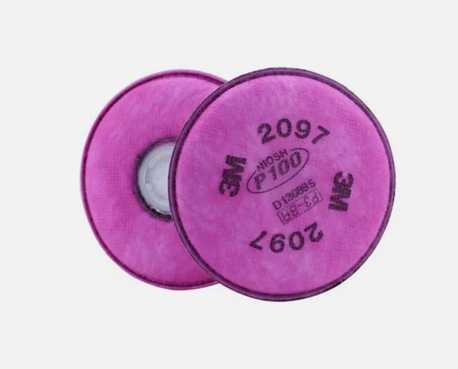5packs=10pcs 2097 P100 filter for 3M 6200/6800/7502 Respirator