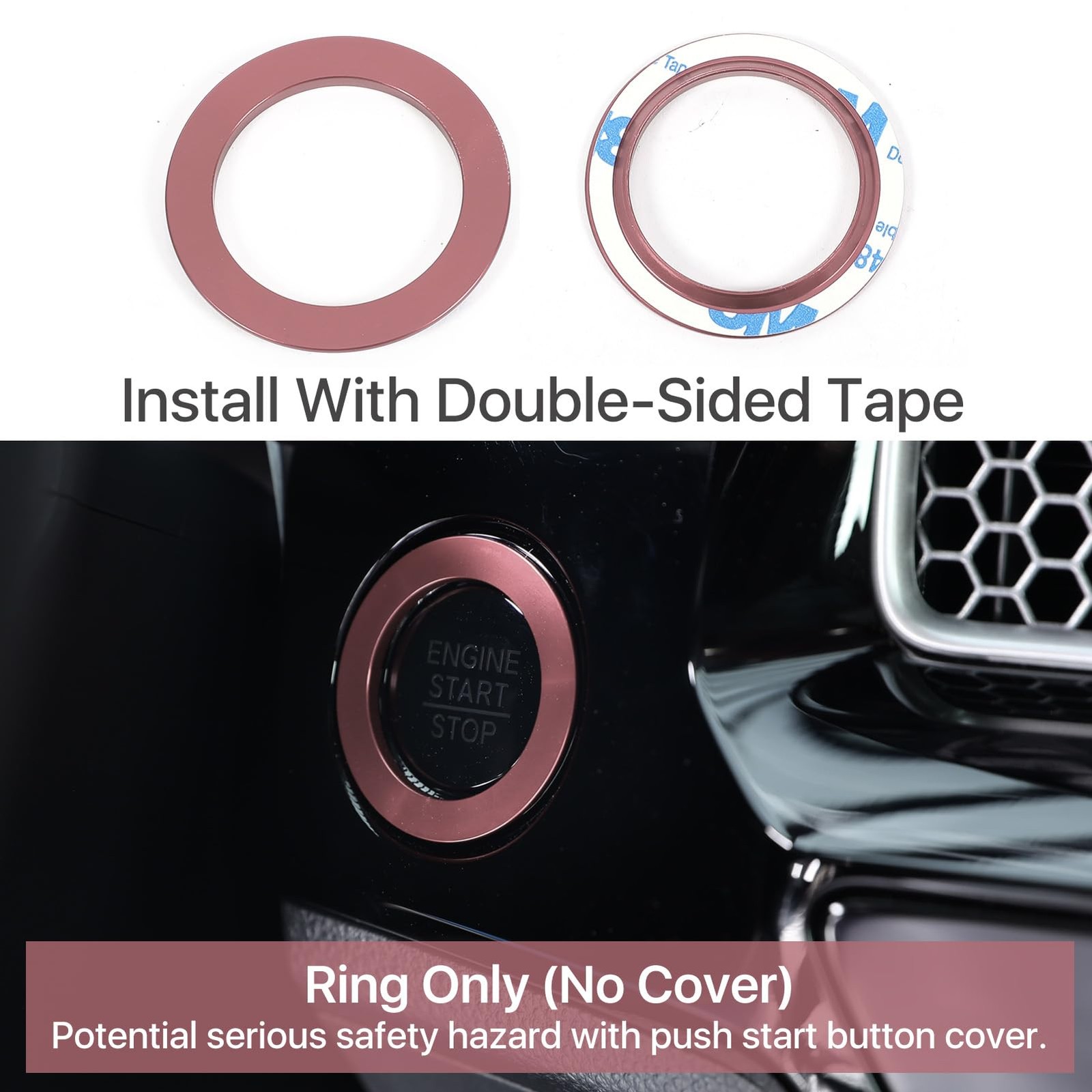 Car Interior Knob Cover Kit, Compatible with Honda Civic 2022-, CRV 2023-2026