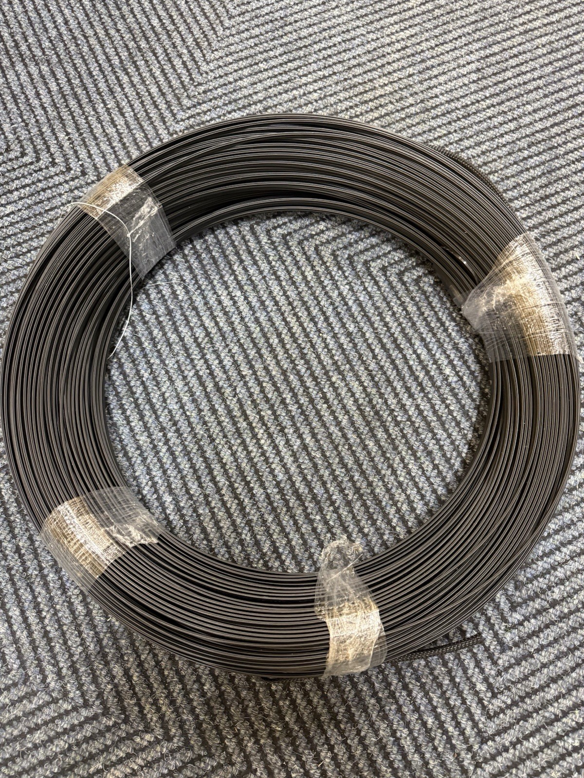 Corning Single Mode Fiber Optic Cable 700 ft Black POF OPT1TAPDRP