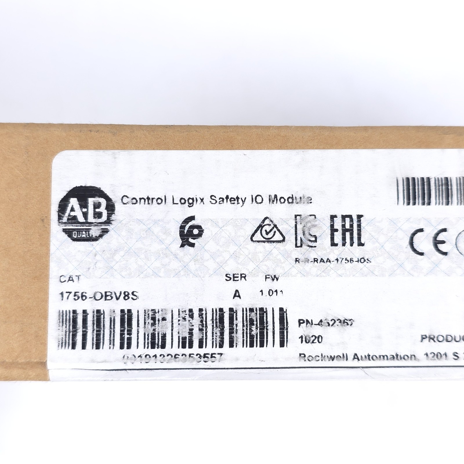 Allen Bradley 1756-OBV8S ControlLogix 8 Pts Safety Output Module New 1756OBV8S