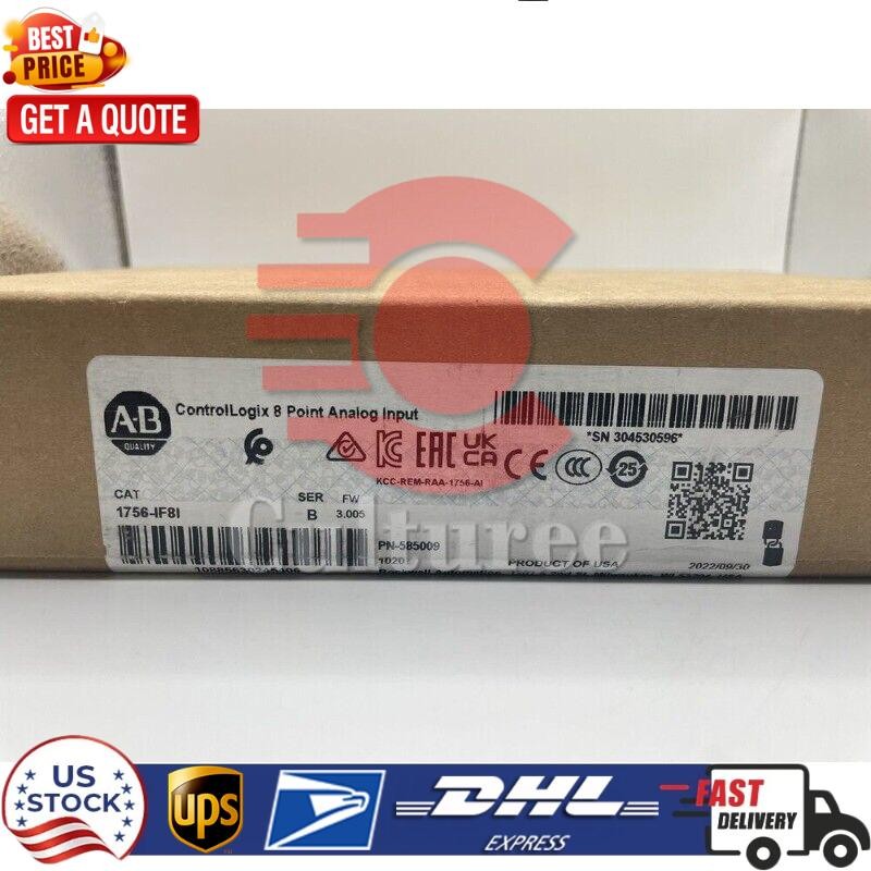 1PC New Sealed Allen Bradley 1756-IF8I Isolated Analog Input Module US Free Tax