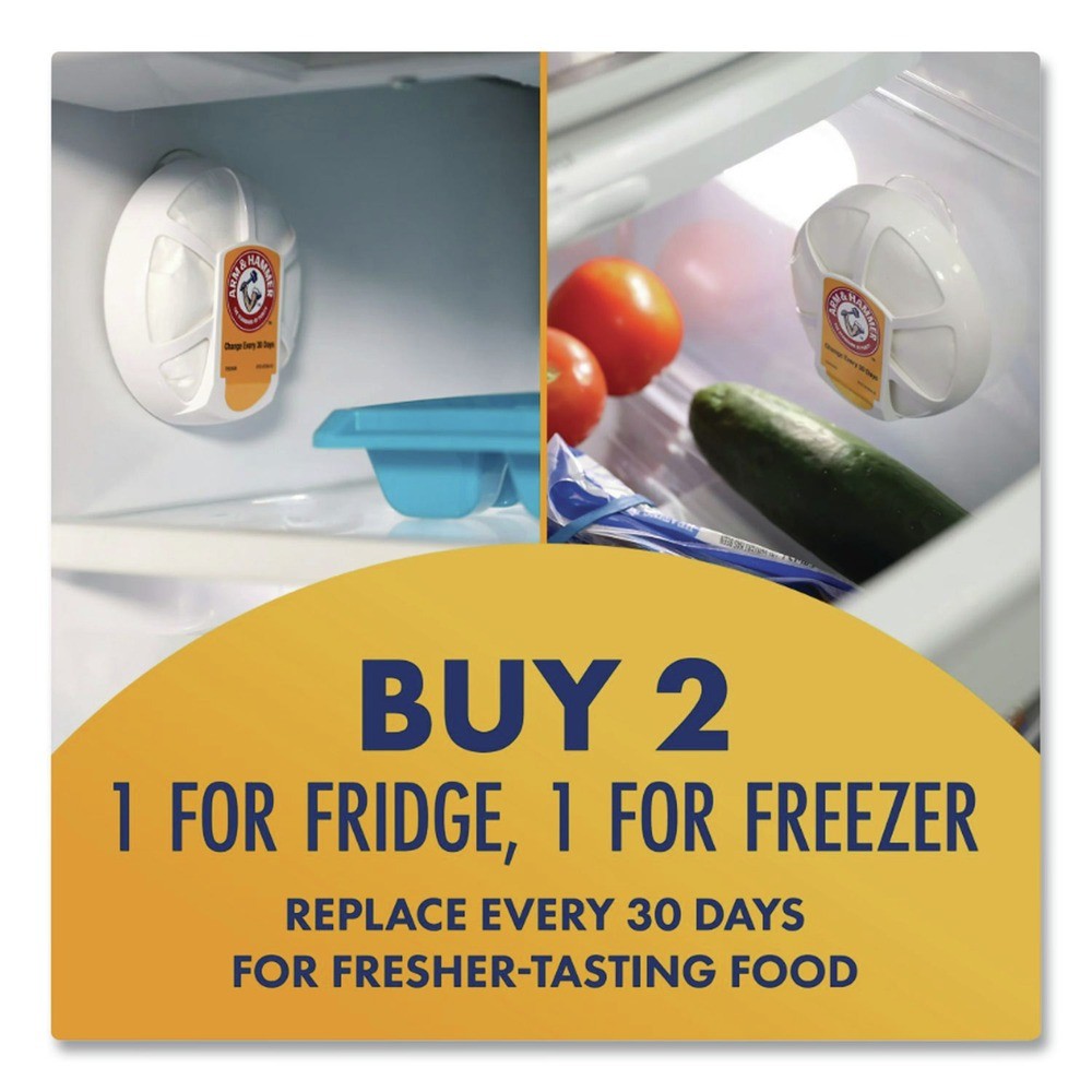 Arm & Hammer 3320001710 5.5 oz. Fridge Fresh Baking Soda – Unscented (8/CT) New