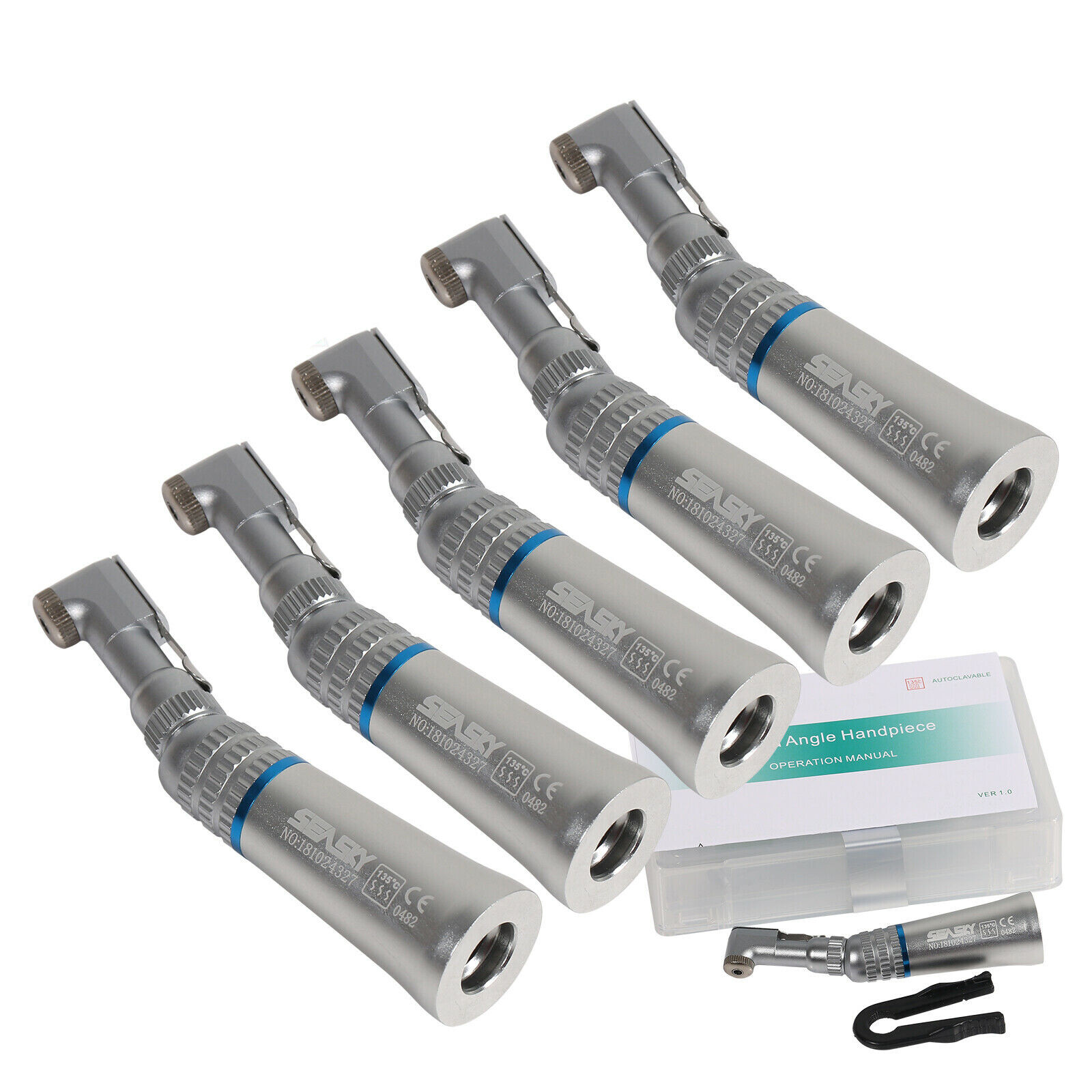 NSK PANA MAX Style Dental LED High Speed Handpiece Push Button 4 Hole Clean Head