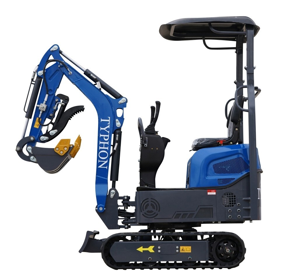 TERROR XI Mini Excavator 1 Ton Digger 13.5hp Gas Tracked Crawler B&S EPA Engine
