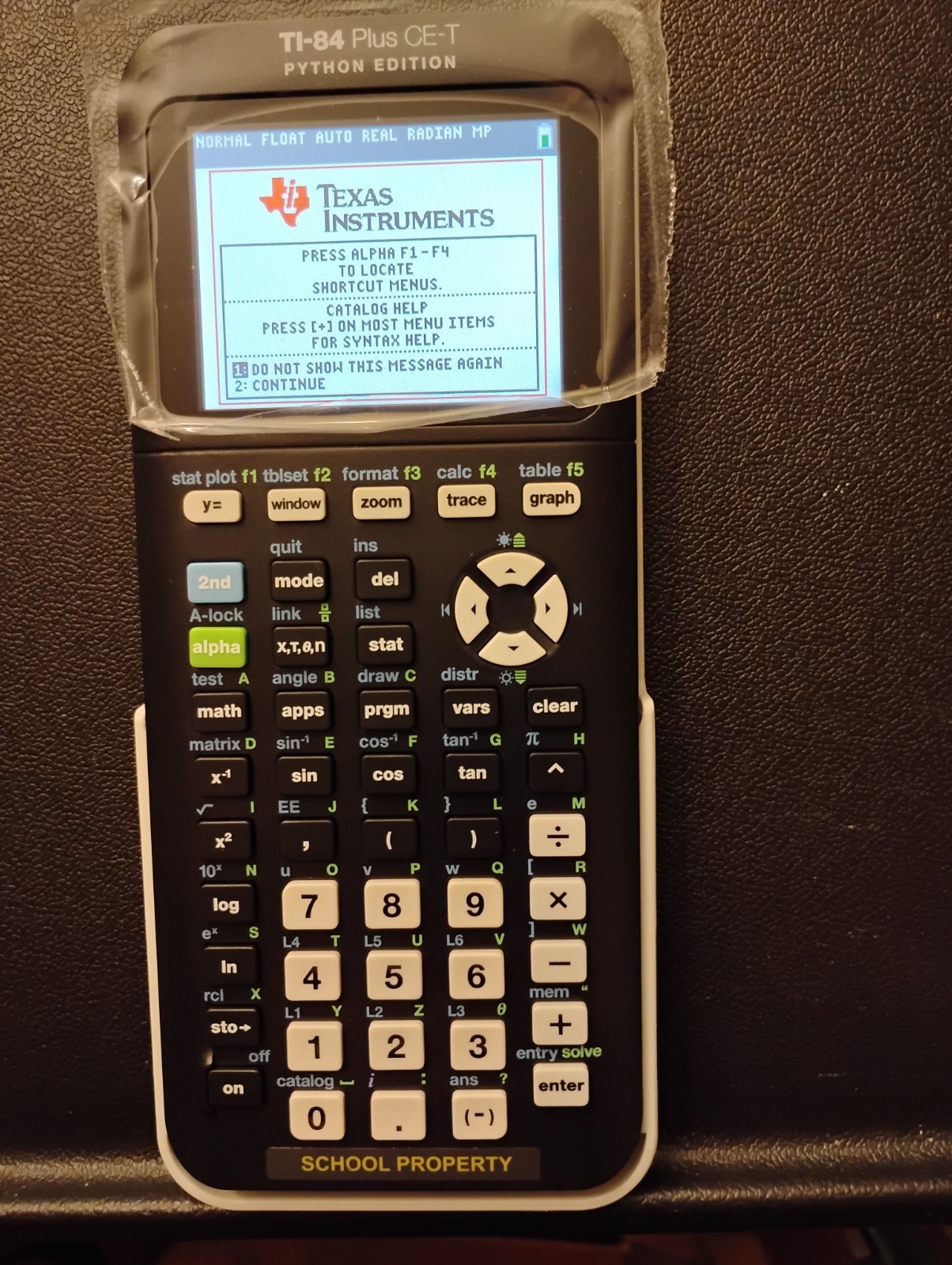 Texas Instruments TI-84 Plus CE-T Python Edition, White slipcover, unused tested